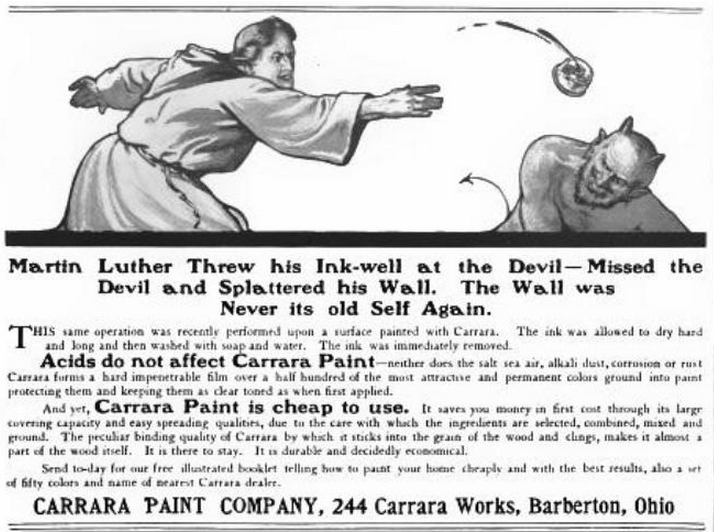 Carrara Paint Company advertisement