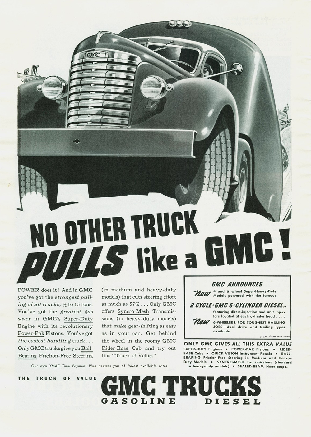 GMC Truck - NO OTHER TRUCK PULLSlike a GMC
