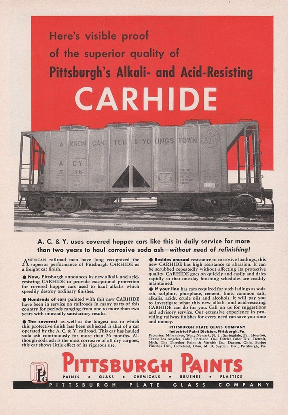Carhide on the Akron Canton & Youngstown by PPG