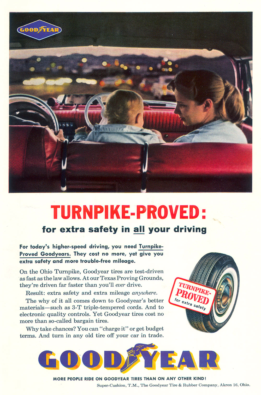 Goodyear tire advertisement